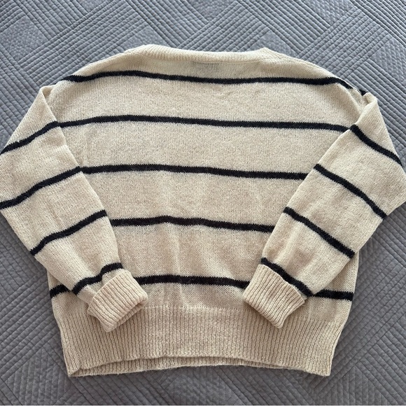 WILDFOX Whiskey Stripe Sweater Sz S - Picture 2 of 9